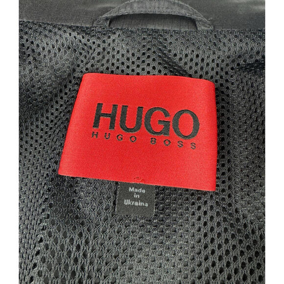 Hugo Boss Windbreaker Detachable Vest Utility Jacket Black Size M - Picture 8 of 10